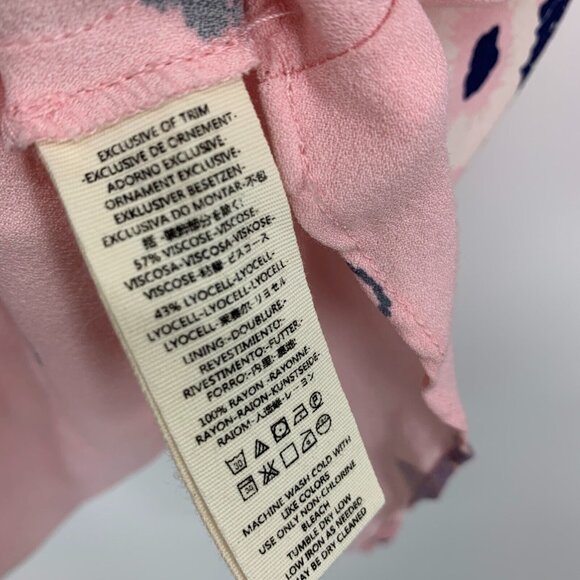 Free People Dress Sunshadows Mini Pink Floral Long Sleeve NWT - Picture 12 of 16